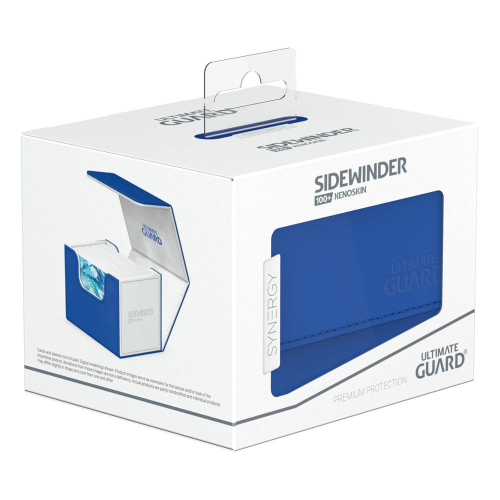 Ultimate Guard Synergy Sidewinder 100plus Blue/White Deck Box