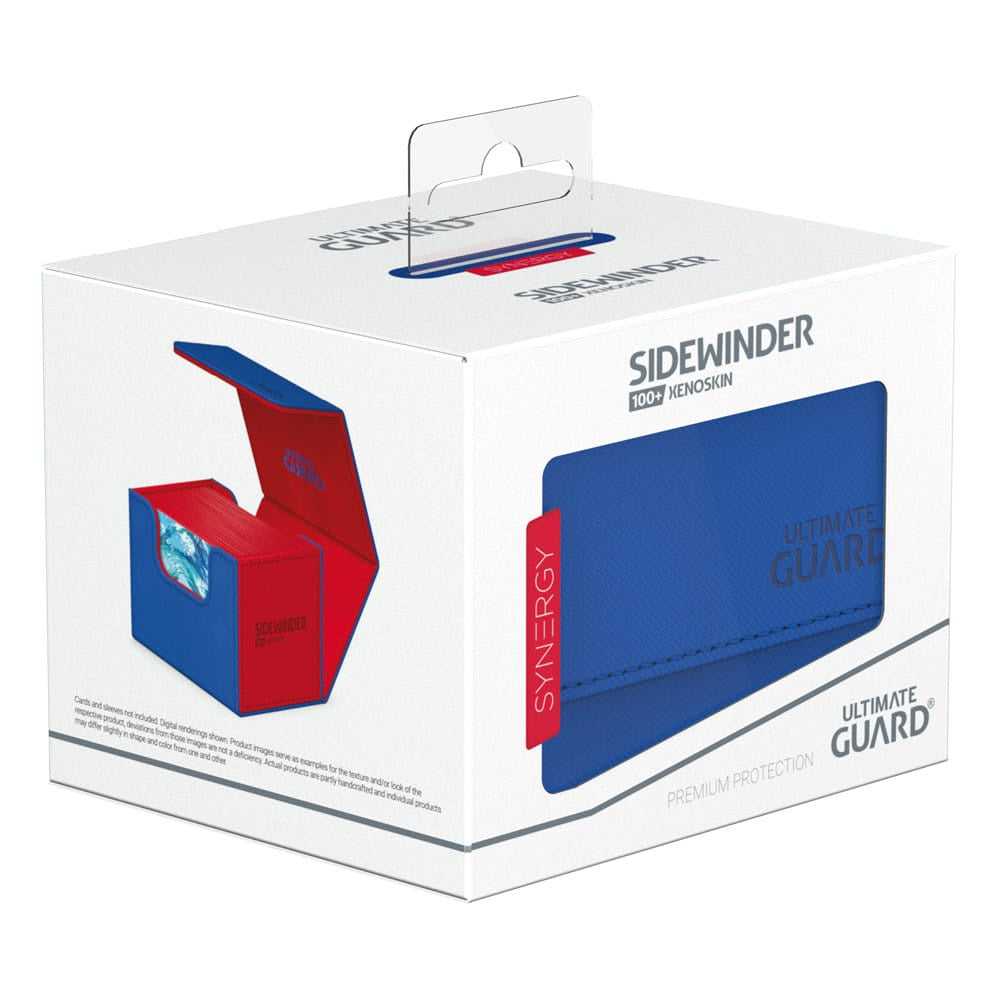 Ultimate Guard Synergy Sidewinder 100plus Blue/Red Deck Box