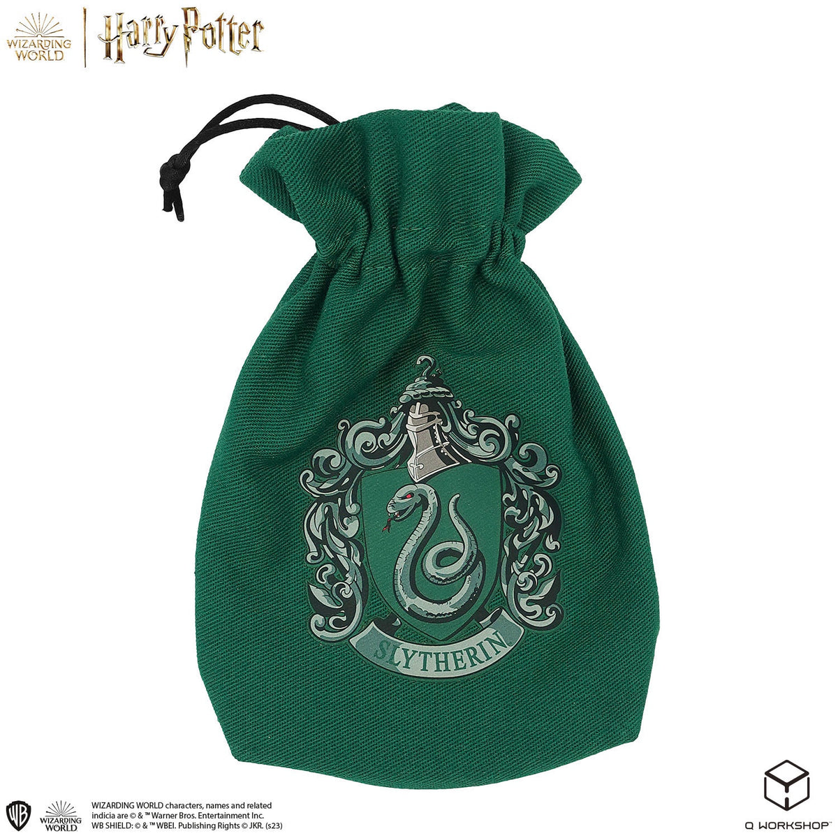 Q Workshop - Harry Potter Slytherin Dice and Pouch