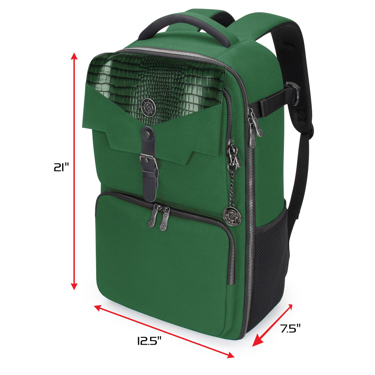 Enhance Tabletop Collectors Card Storage Backpack Green