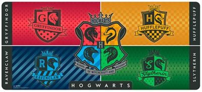Harry Potter - Hogwarts Shields - XXL Gaming Mat