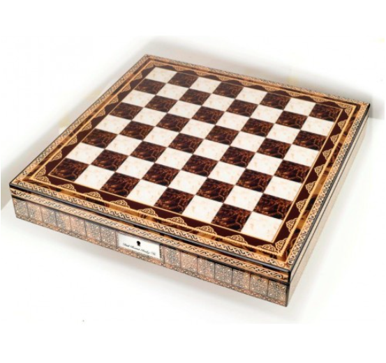 Dal Rossi 20 Mosaic Finish Chess Box