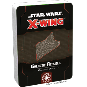 Star Wars X-Wing 2nd Edition Galactic Republic Damage Deck