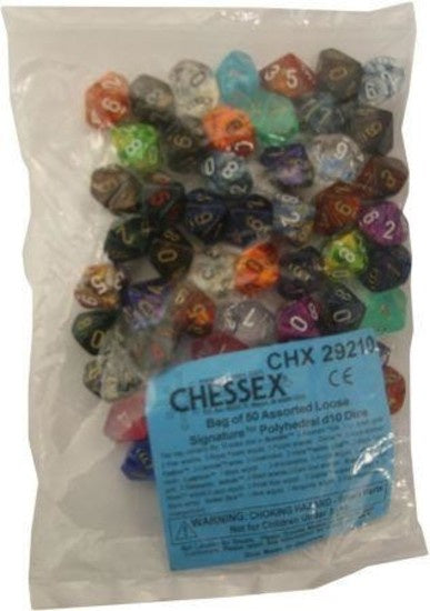 Chessex - D10 Assorted Loose Gemini Polyhedral Dice