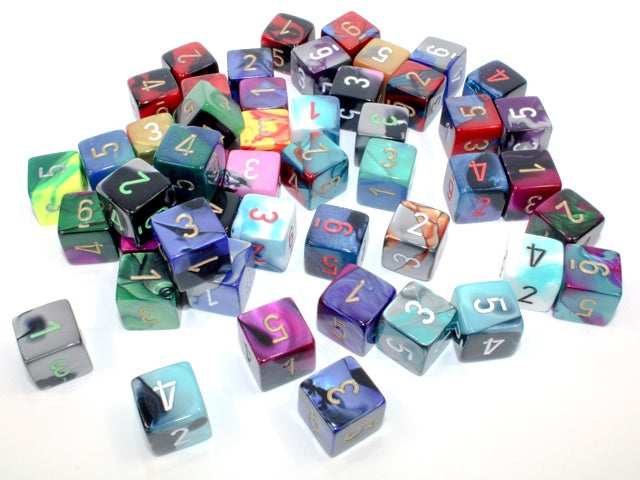 Chessex - D6 Assorted Loose Gemini Polyhedral Dice
