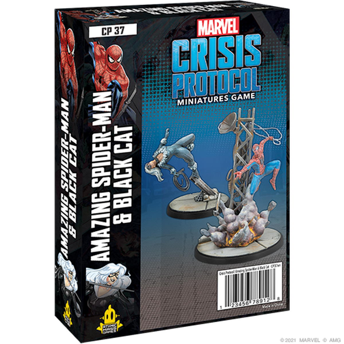 Marvel Crisis Protocol Miniatures Game Amazing Spider-Man &amp; Black Cat