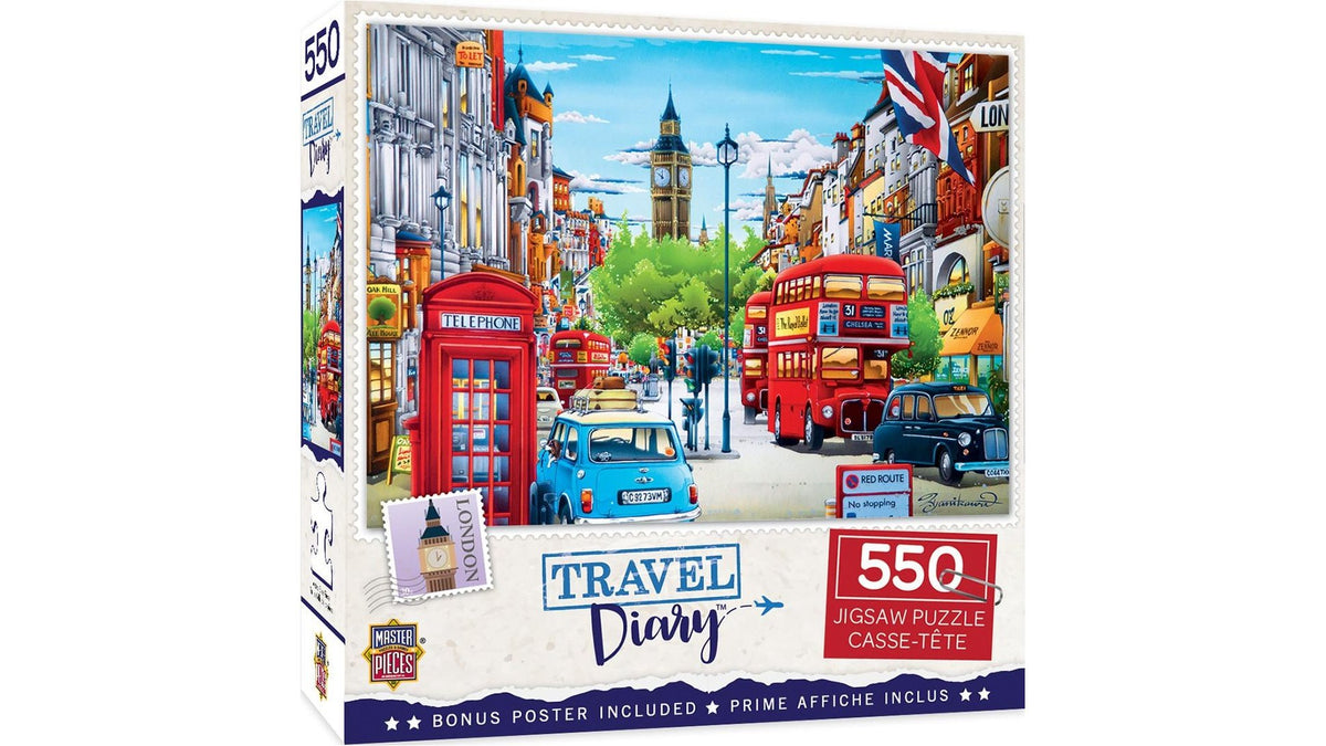 Masterpieces Puzzle Travel Diary London Puzzle 550 pc - Good Games