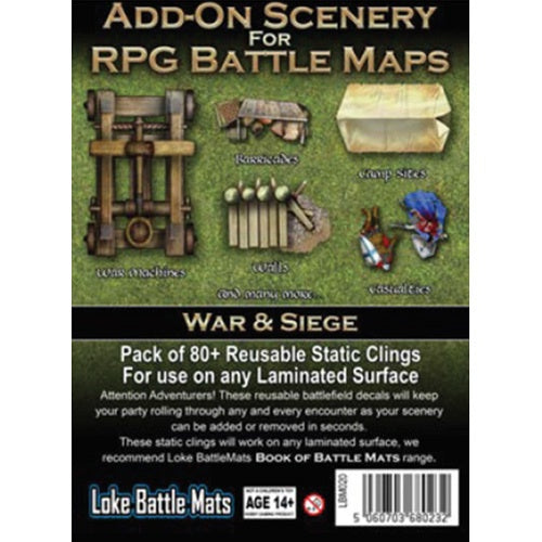 Add on Scenery for RPG Battle Maps - War &amp; Siege