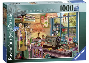 Ravensburger - My Haven No.2 The Sewing Shed 1000 Piece Jigsaw