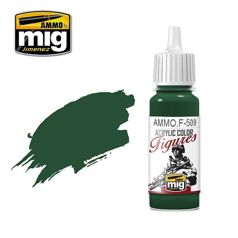 Ammo by MIG Figures Paints Uniform Green Base 17ml