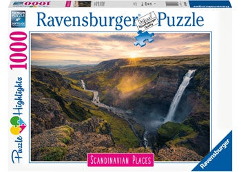 Ravensburger - Haifoss Waterfall Iceland 1000 Piece Jigsaw