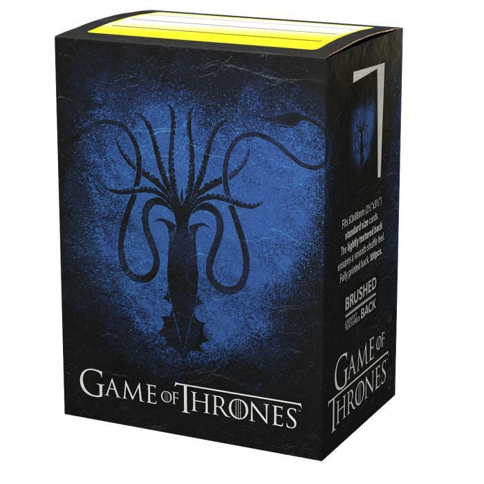 Dragon Shield - Sleeves - Brushed Art - Game Of Thrones House Greyjoy Standard Size (100)