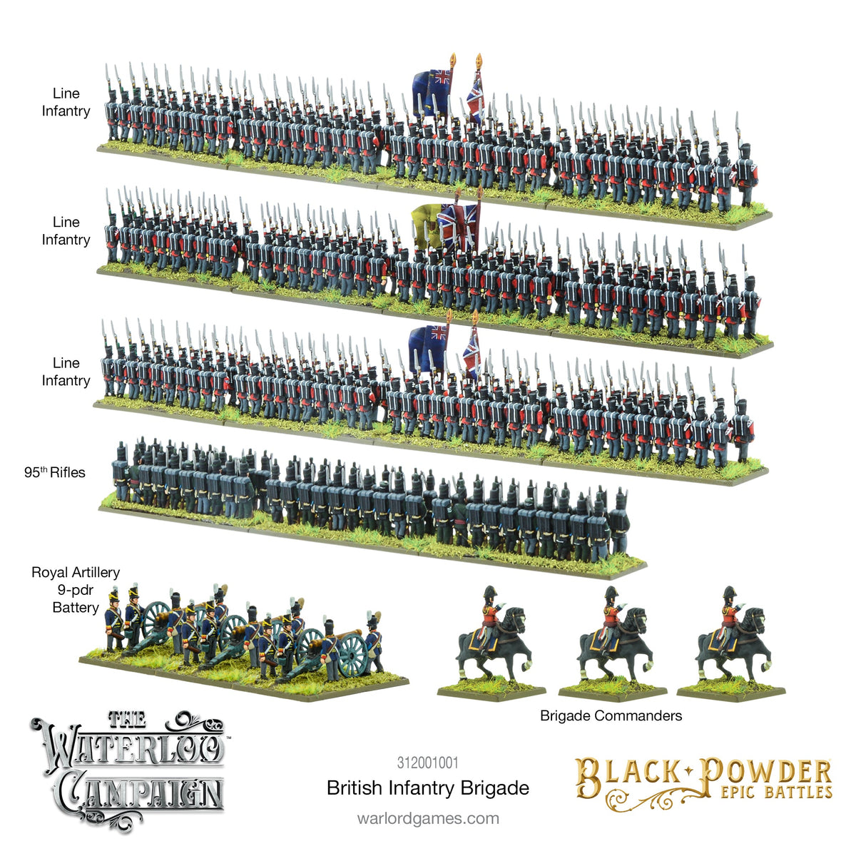 Black Powder Epic Battles: Waterloo - British Infantry