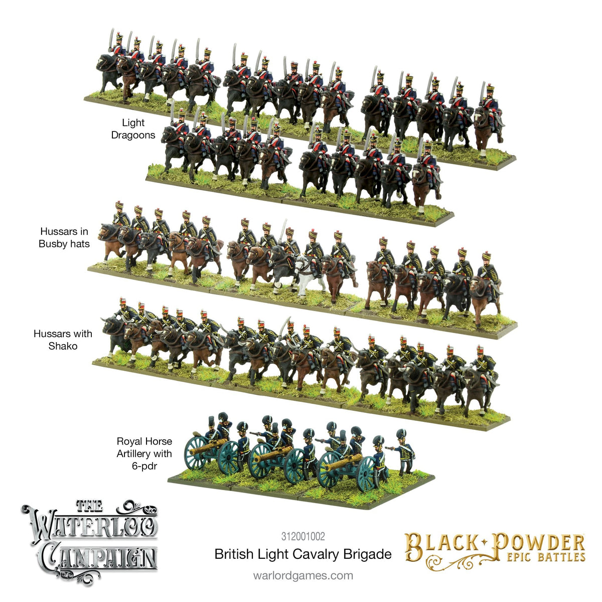 Black Powder Epic Battles: Waterloo - British Light Cavalry