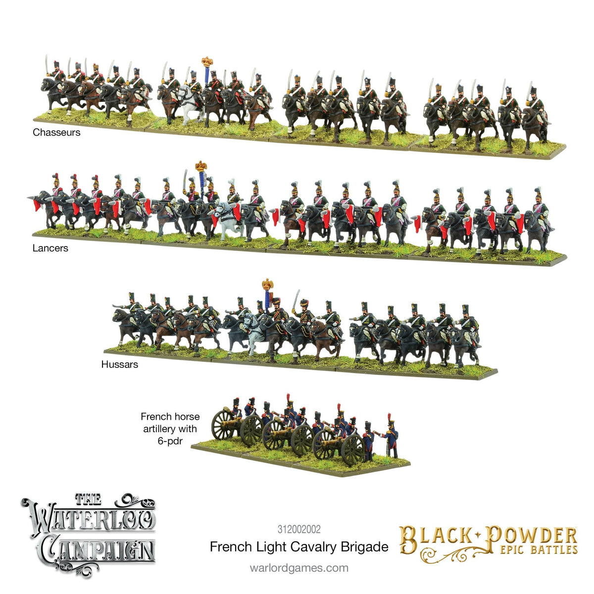 Black Powder Epic Battles: Waterloo - French Light Cavalry