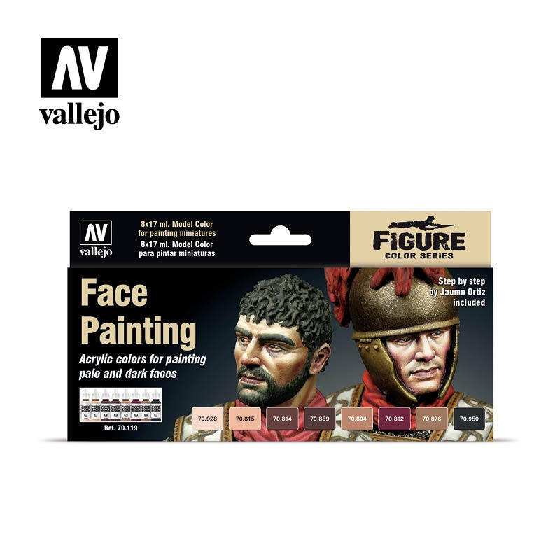 Vallejo Model Colour - Face Painting Set (8) by Jaume Ortiz