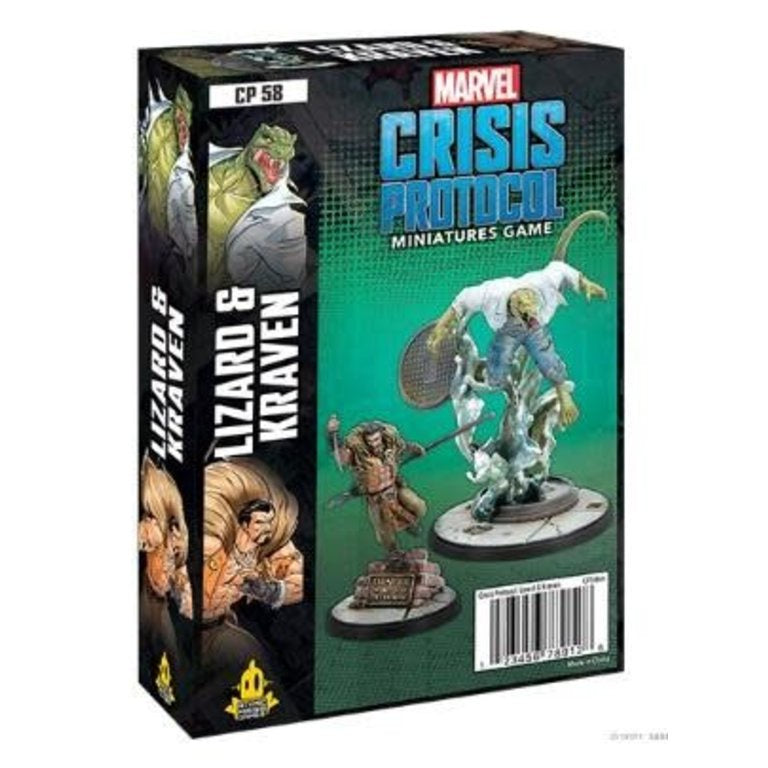 Marvel Crisis Protocol Miniatures Game Lizard &amp; Kraven