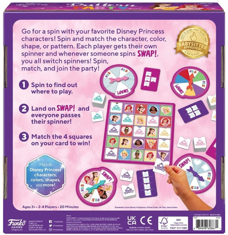 Disney Princess - Pattern Party Game