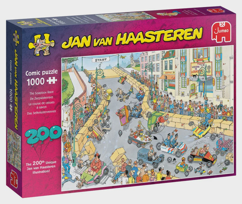 Jan Van Haasteren Soapbox Derby 1000 Piece Jigsaw