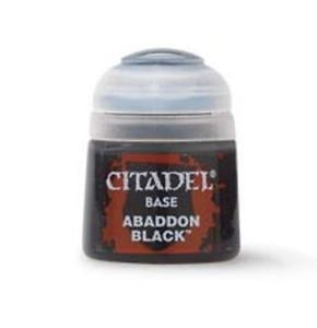 Citadel Base Paint - Abaddon Black 12ml (21-25)