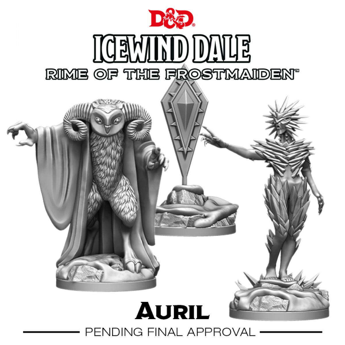 Dungeons &amp; Dragons - Icewind Dale Rime of the Frostmaiden Auril (3 Figs)