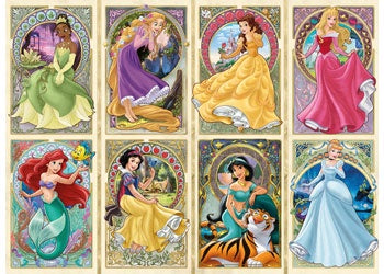 Ravensburger Disney Art Nouveau Princesses 1000 Piece Jigsaw