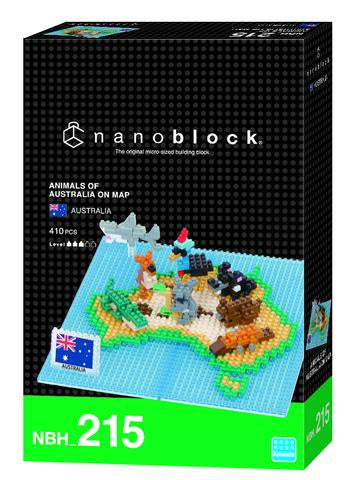 Nanoblocks - Animals of Australia on Map
