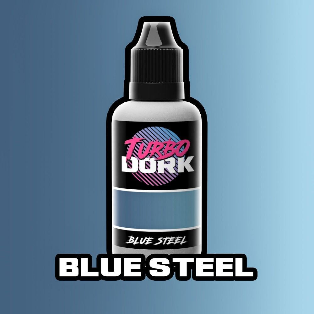 Turbo Dork - Metallic Acrylic Paint 20 ml - Blue Steel