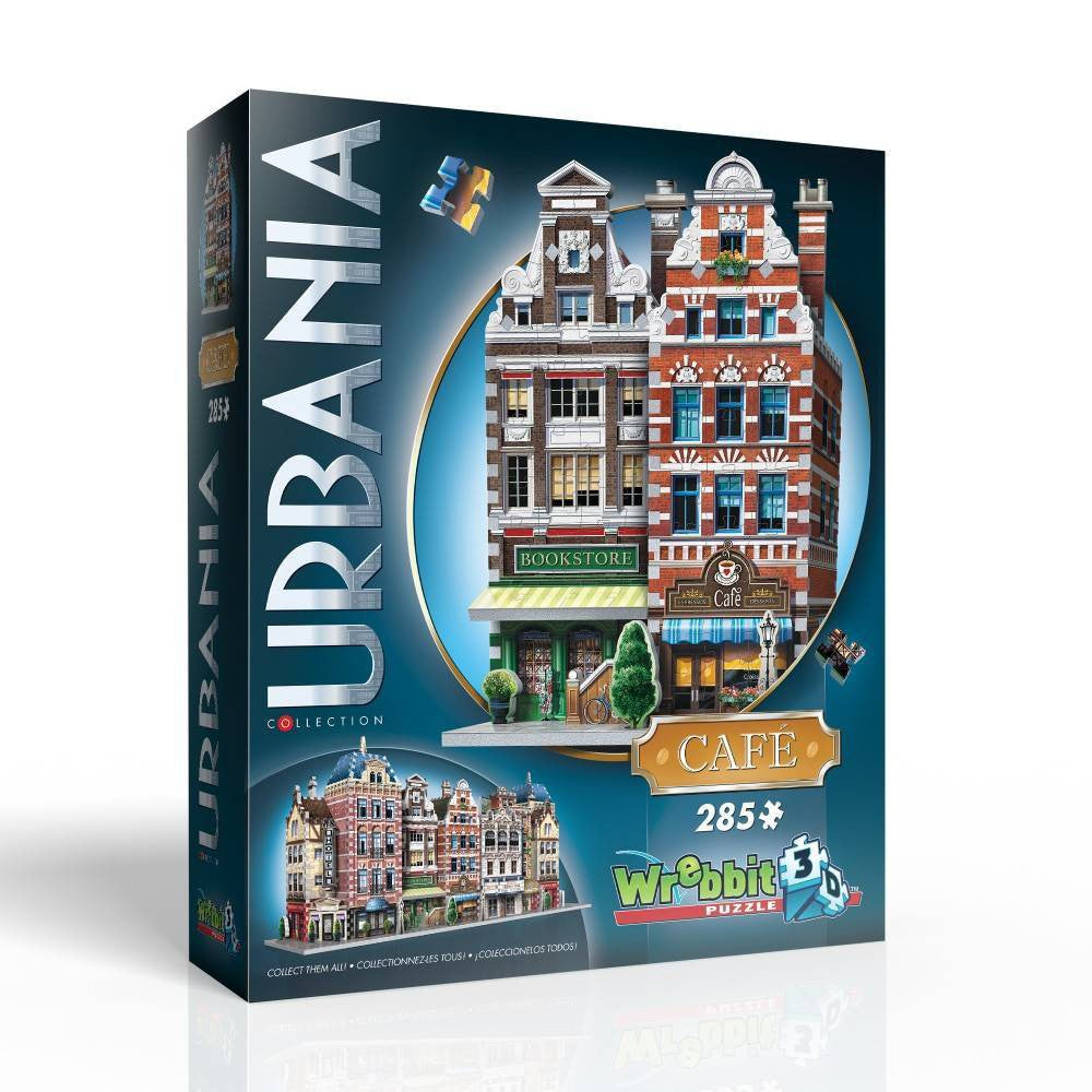Wrebbit Urbania - Cafe 285 Piece 3D Jigsaw