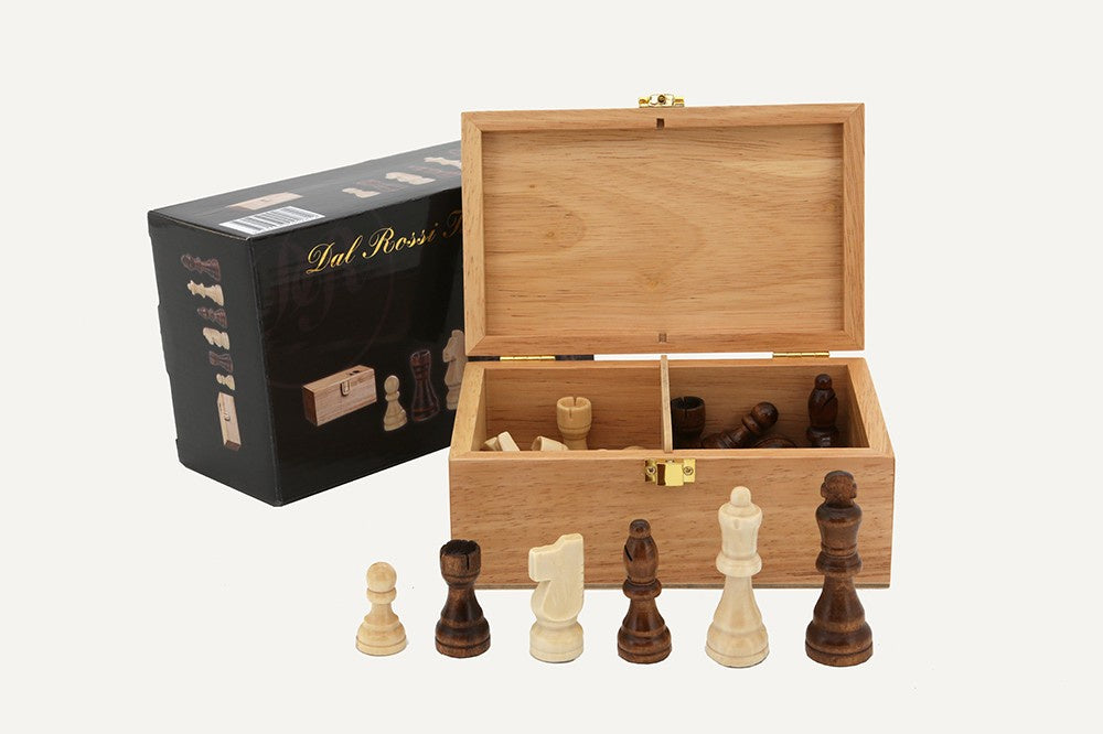 Dal Rossi - 85mm Chess Pieces with Storage Box