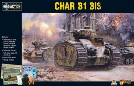 Bolt Action Char B1 BIS Tank Plastic