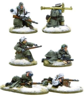 German Heer Panzerscheck Flamethrower and Sniper Teams winter