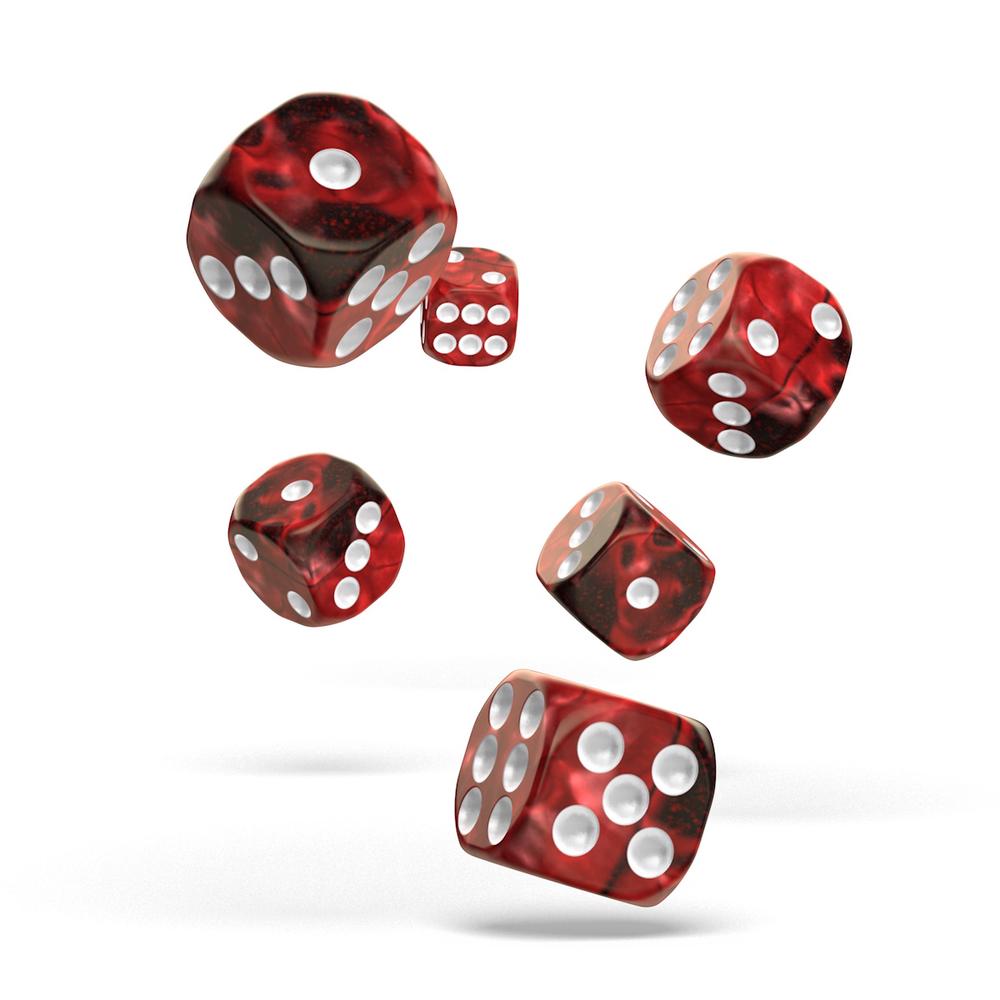 Oakie Doakie Dice - D6 16mm Gemidice Vampire (12)