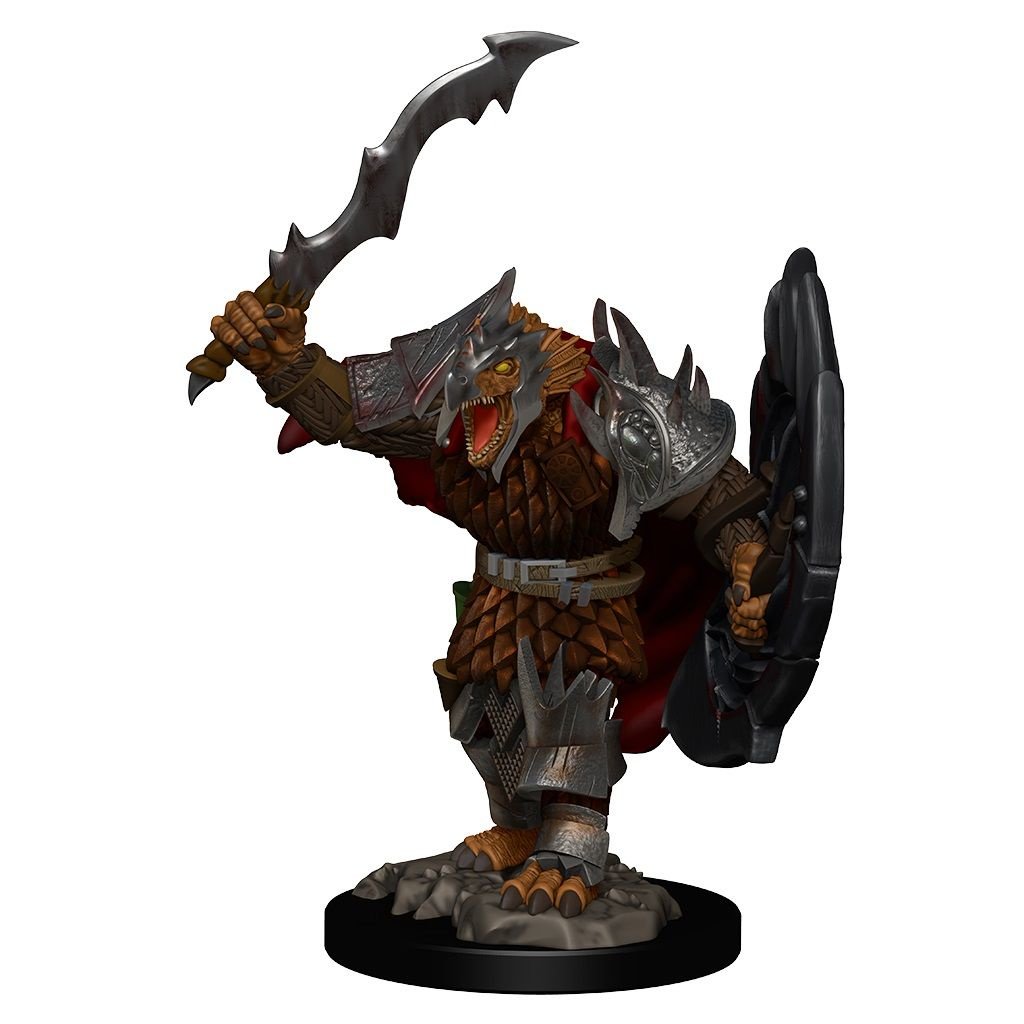 Dungeons &amp; Dragons - Premium Painted Figures Dragonborn Male Fighter - Good Games