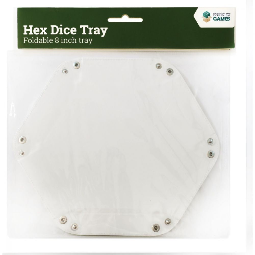 LPG Hex Dice Tray 8 White