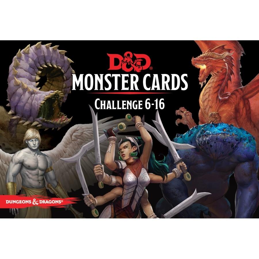 Dungeons &amp; Dragons - Spellbook Cards Monster Deck 6-16 (74 Cards) - Good Games