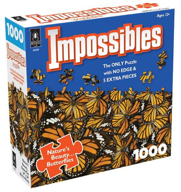 Impossibles - Natures Beauty Butterflies 1000 Piece Jigsaw
