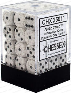 Chessex - Speckled 12mm D6 Set - Arctic Camo (CHX25911)