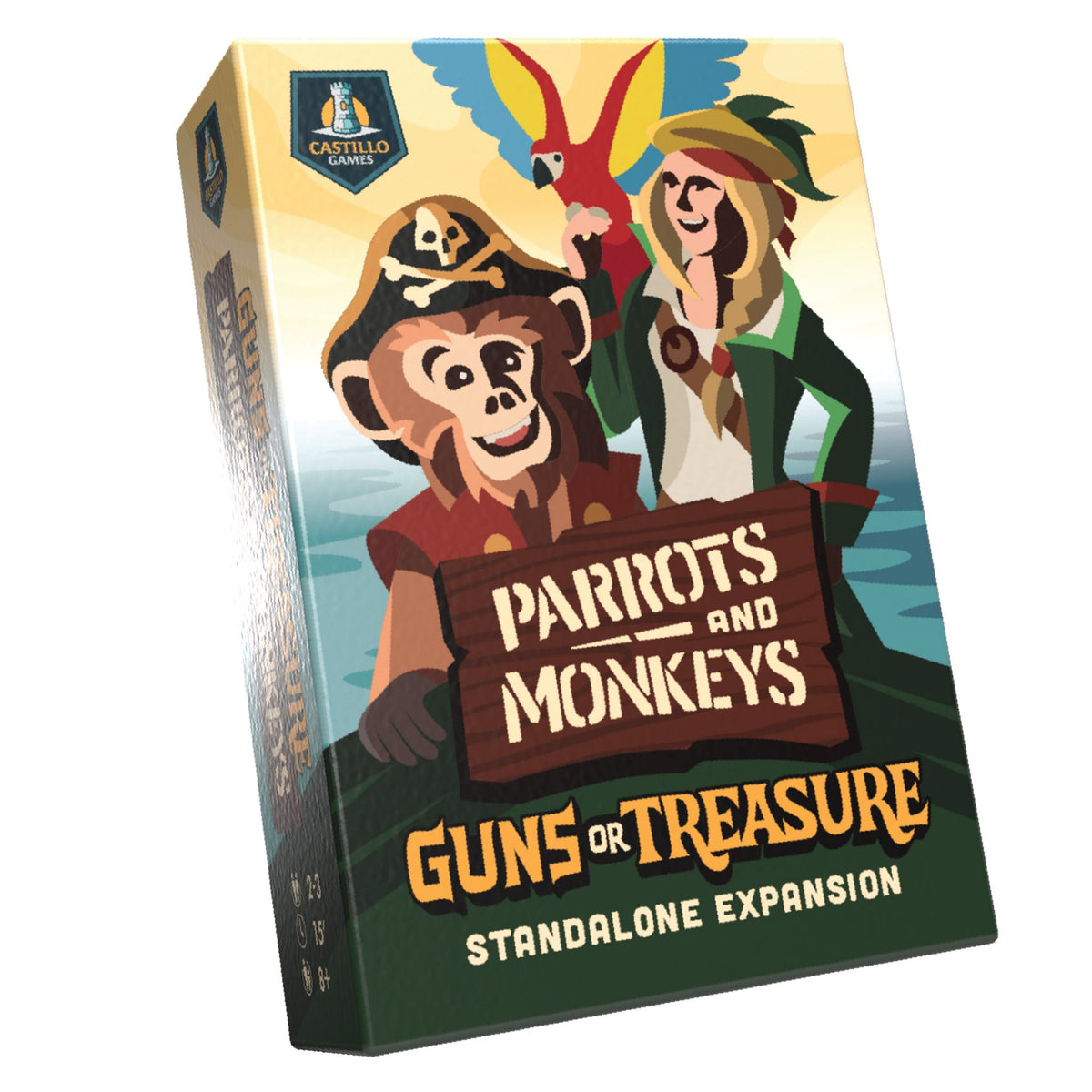 Guns or Treasure Parrots and Monkeys (Preorder)