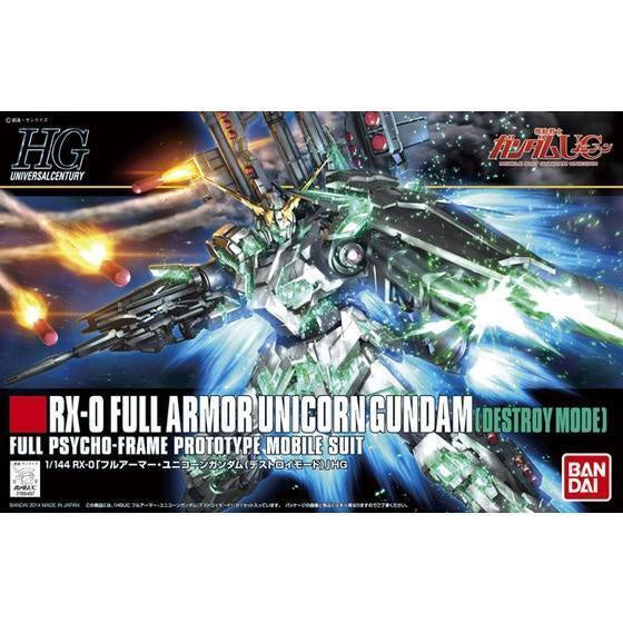 Bandai 1/144 HGUC Full Armor Unicorn Gundam (Destroy Mode)
