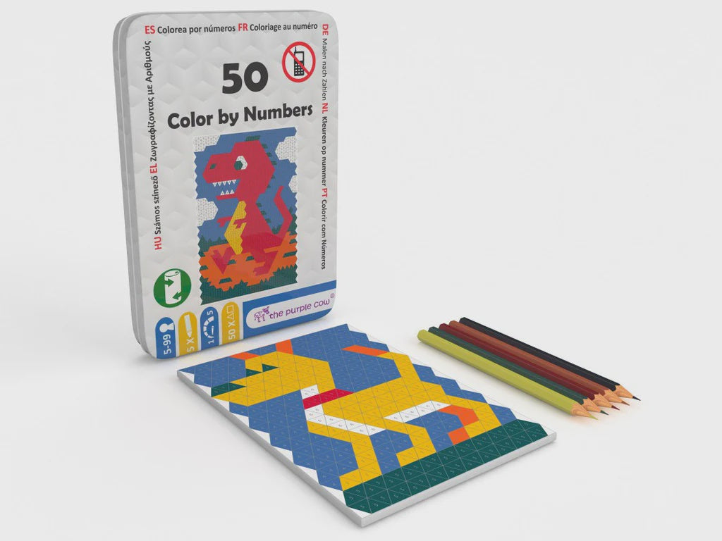 50 Color By Numbers