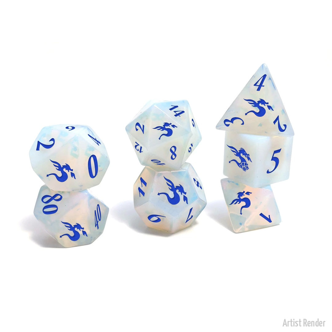 Level Up Dice - Good Games x Opalite 7 Dice Set (2020)