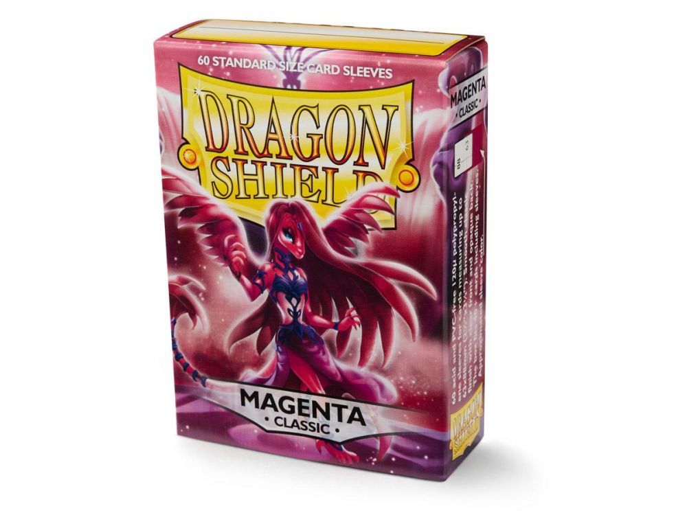 Dragon Shield - Sleeves - Classic Magenta Sleeves - Standard Size (60)