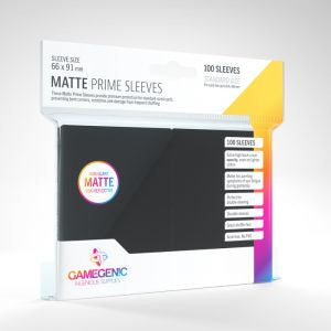 Gamegenic Matte Prime Standard Size (100) - Black