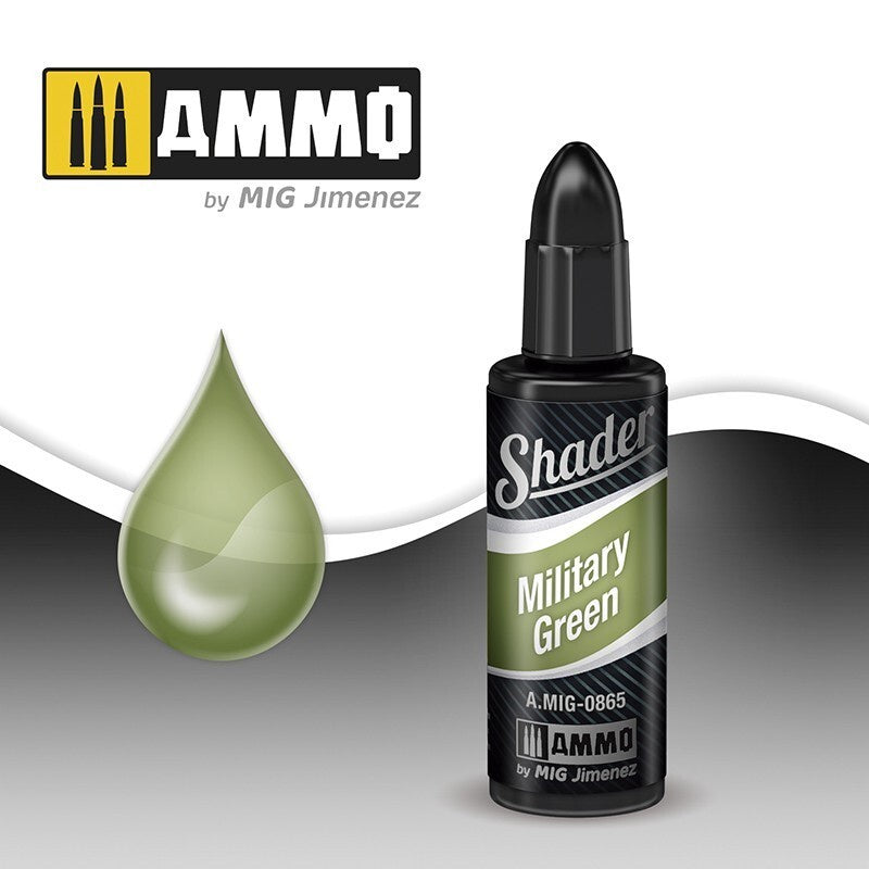 Ammo By MIG Shader Military Green 10ml