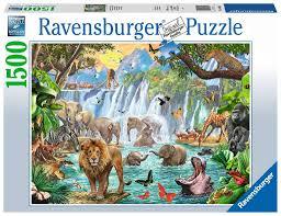 Jigsaw Puzzle Waterfall Safari 1500pc - Good Games