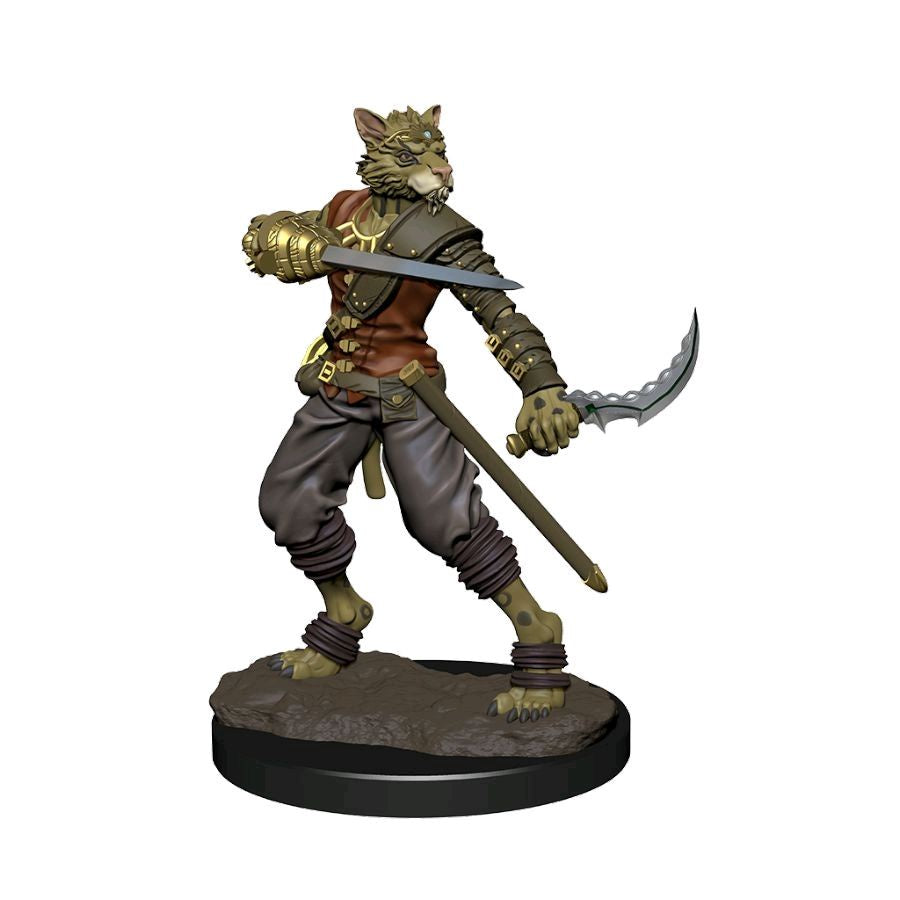 Dungeons &amp; Dragons Premium Painted Figures Tabaxi Rogue Male