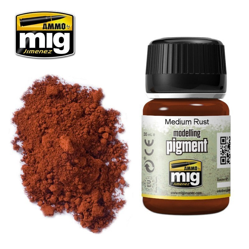 Ammo by MIG Pigments Medium Rust 35ml