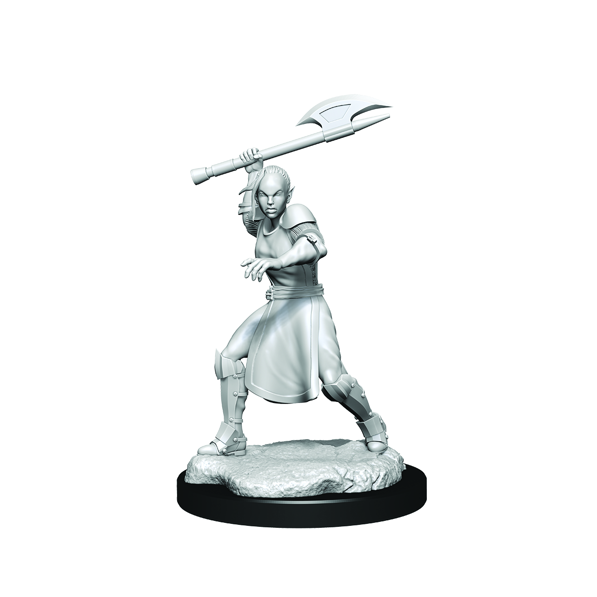 Critical Role Unpainted Miniatures Half-Elf Echo Knight and Echo Female