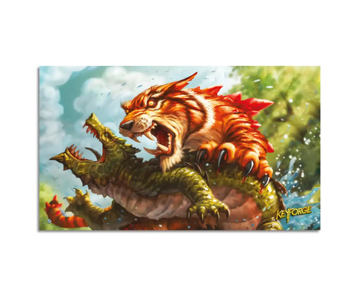 Keyforge Call Of The Archons Mighty Tiger Playmat